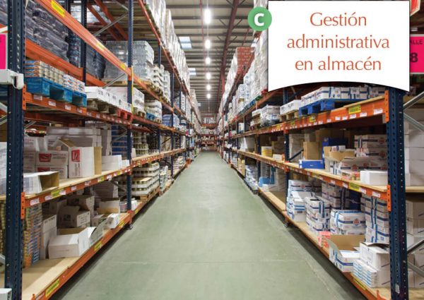 Gestión administrativa en almacén